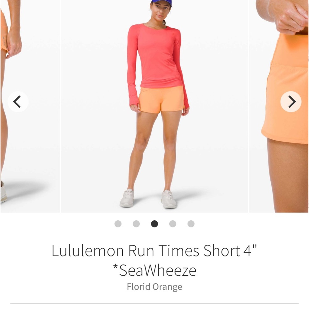Lululemon Run Times Short 4" *SeaWheeze